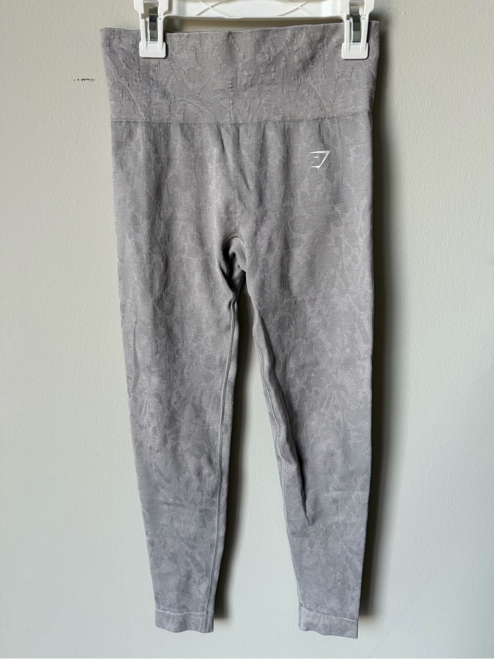Gymshark Gray High-Waist Textured Leggings
